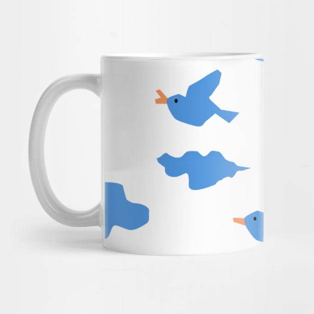 ฺBLUE BIRDS AND CLOUDS by Studiowup